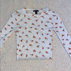 Cropped tight fit american eagle long sleeve